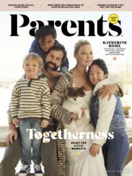 Parents Magazine cover featuring Katherine Heigl, Josh Kelley and family photographed by Mark Williams and Sara Hirakawa