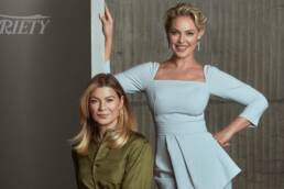Variety's Actors On Actors series with Katherine Heigl and Ellen Pompeo. Photograph by Greg Swales.